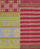 quilted throw in twin size handmade in India by Anchal artisans