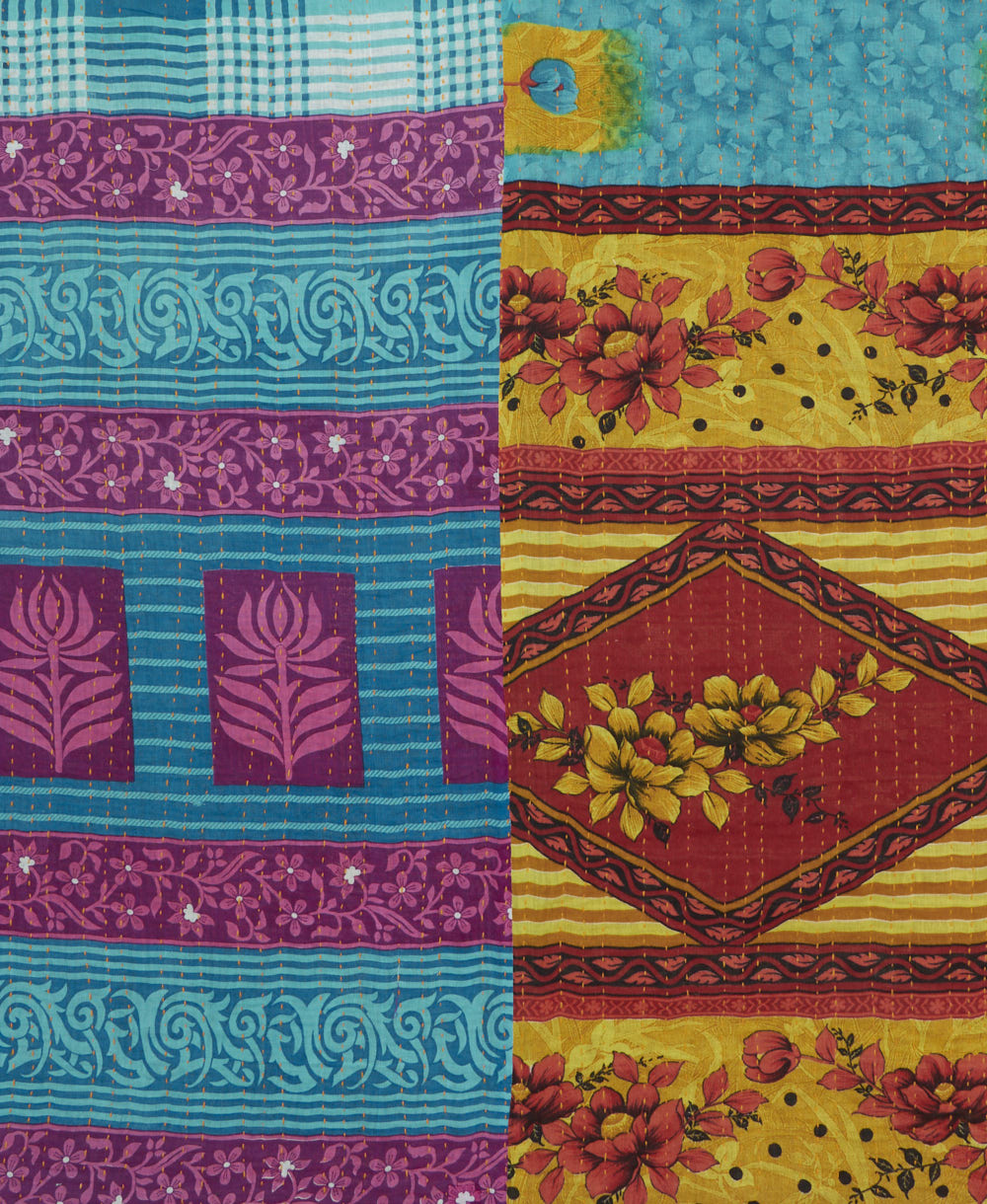 twin kantha quilt