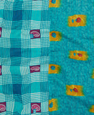 quilted throw in twin size handmade in India by Anchal artisans