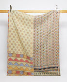 twin kantha quilt handmade in India