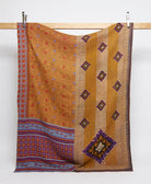 twin kantha quilt handmade in India