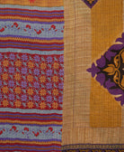 quilted throw in twin size handmade in India by Anchal artisans