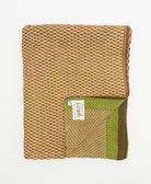 soft twin kantha blanket made from upcycled vintage cotton saris