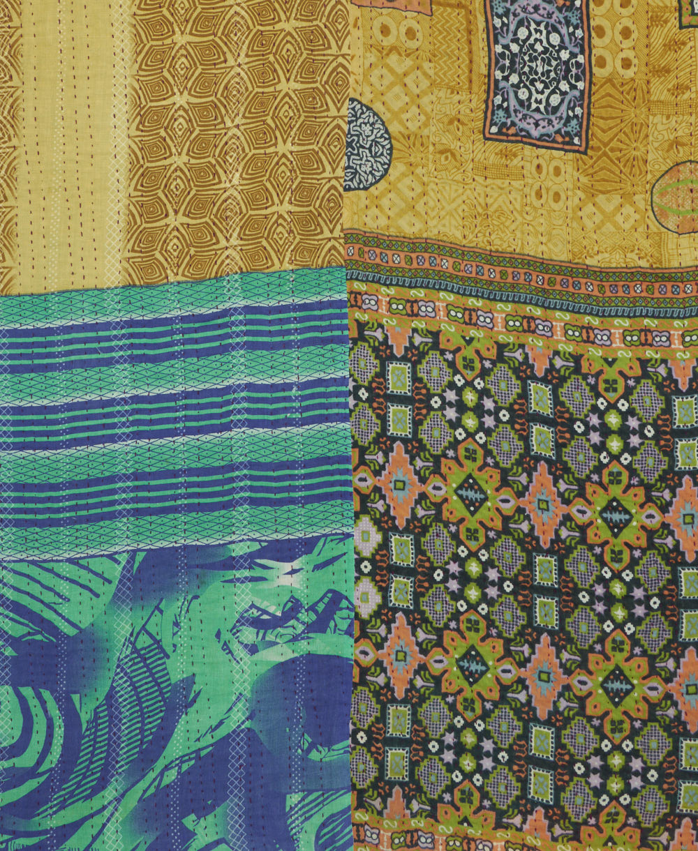 twin kantha quilt