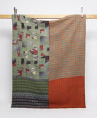 twin kantha quilt handmade in India