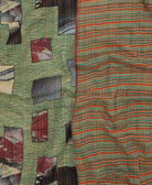 quilted throw in twin size handmade in India by Anchal artisans