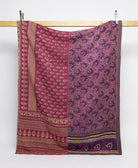 twin kantha quilt handmade in India