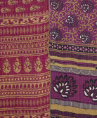 quilted throw in twin size handmade in India by Anchal artisans