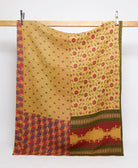 twin kantha quilt handmade in India