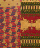 quilted throw in twin size handmade in India by Anchal artisans