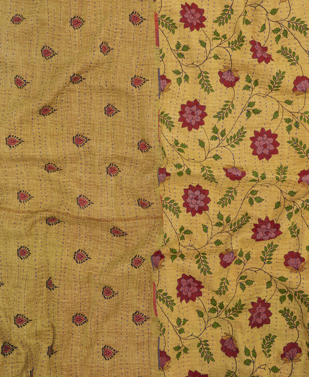 twin kantha quilt