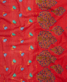 quilted throw in twin size handmade in India by Anchal artisans