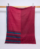 twin kantha quilt handmade in India