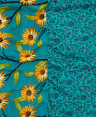 quilted throw in twin size handmade in India by Anchal artisans