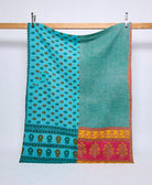 twin kantha quilt handmade in India