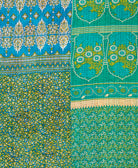 quilted throw in twin size handmade in India by Anchal artisans