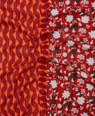 quilted throw in twin size handmade in India by Anchal artisans