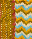 quilted throw in twin size handmade in India by Anchal artisans
