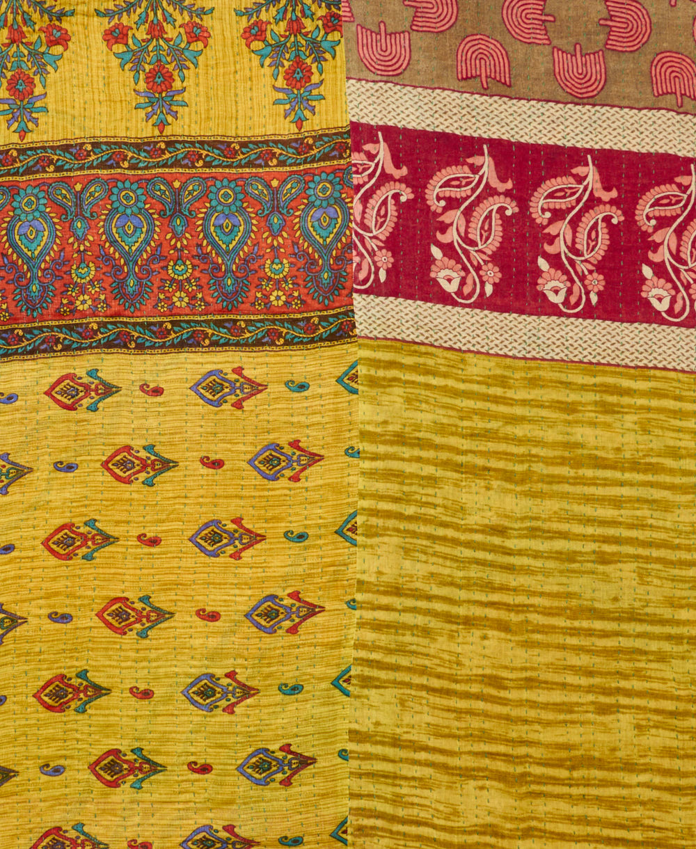 twin kantha quilt bedding