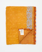 soft twin kantha blanket made from upcycled vintage cotton saris