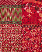 quilted throw in twin size handmade in India by Anchal artisans