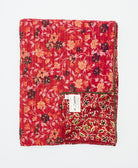 soft twin kantha blanket made from upcycled vintage cotton saris