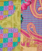 quilted throw in twin size handmade in India by Anchal artisans