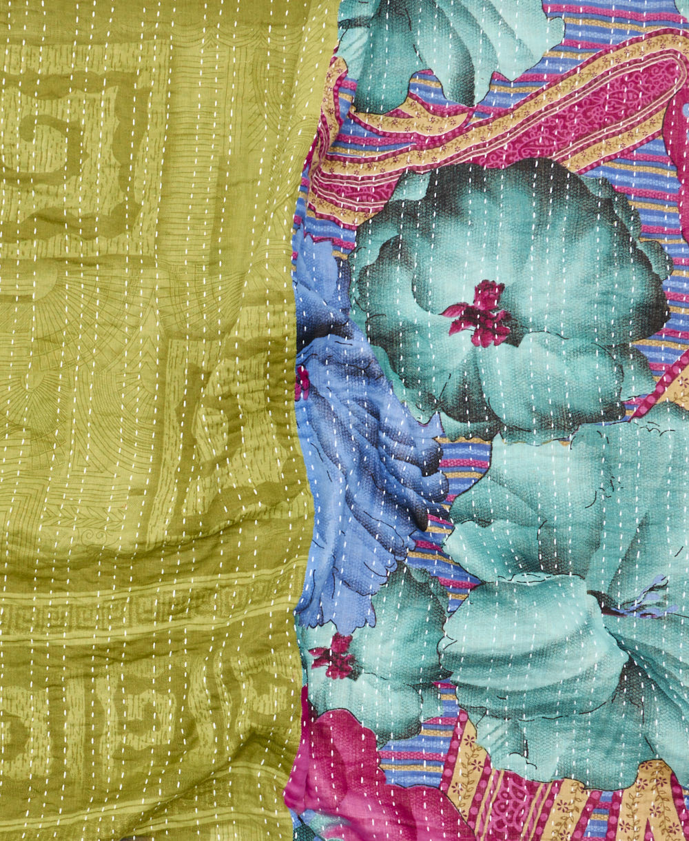 twin kantha quilt bedding