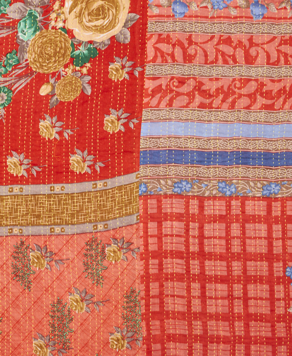 twin kantha quilt bedding