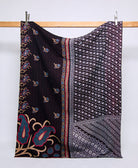 twin kantha quilt handmade in India
