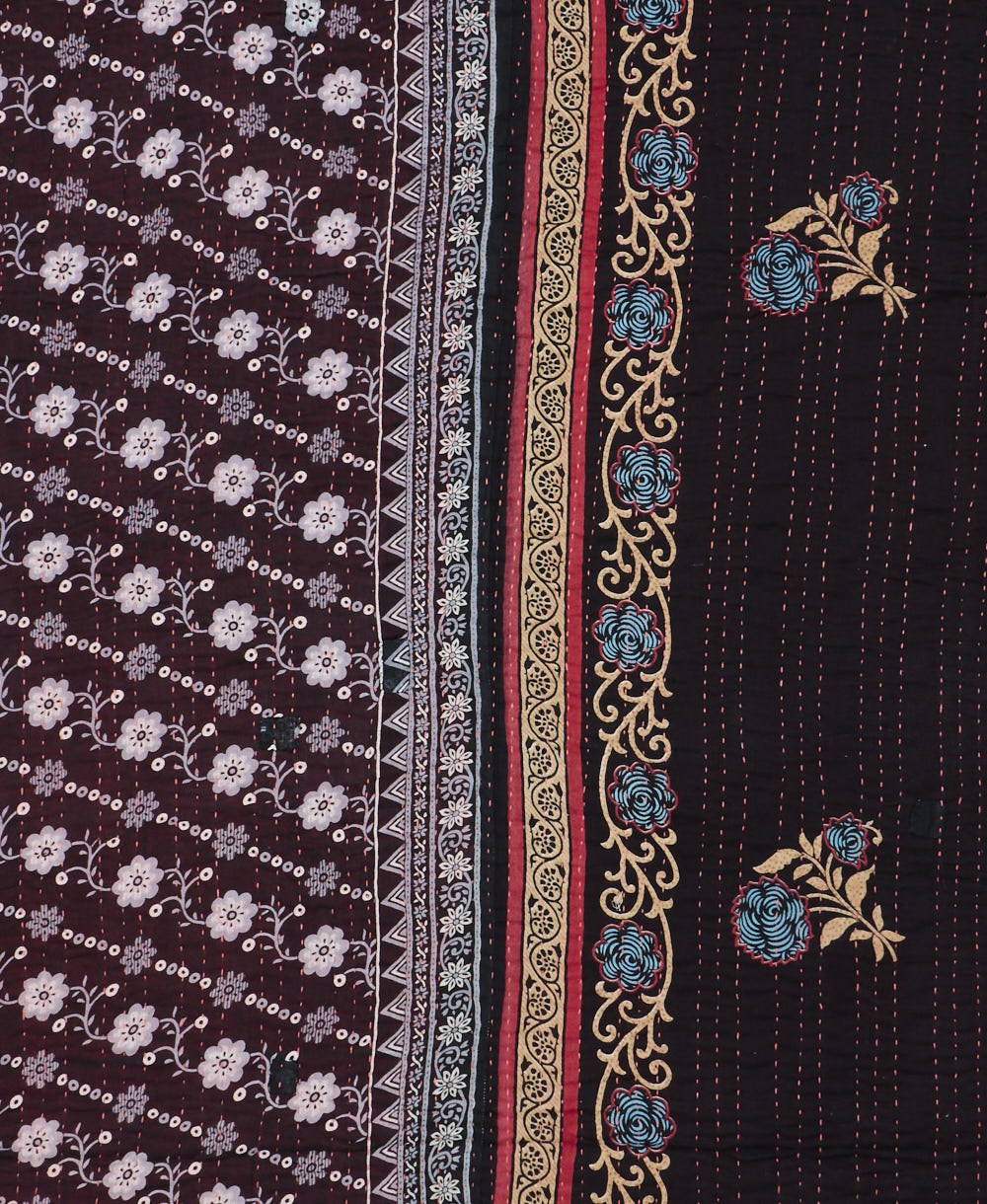twin kantha quilt bedding