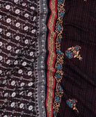 soft twin kantha blanket made from upcycled vintage cotton saris