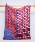 twin kantha quilt handmade in India