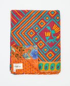 quilted throw in twin size handmade in India by Anchal artisans