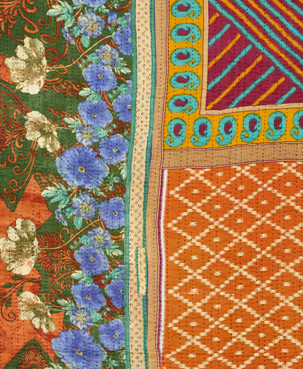 twin kantha quilt bedding