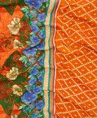 soft twin kantha blanket made from upcycled vintage cotton saris