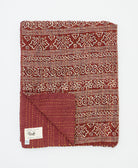 quilted throw in twin size handmade in India by Anchal artisans