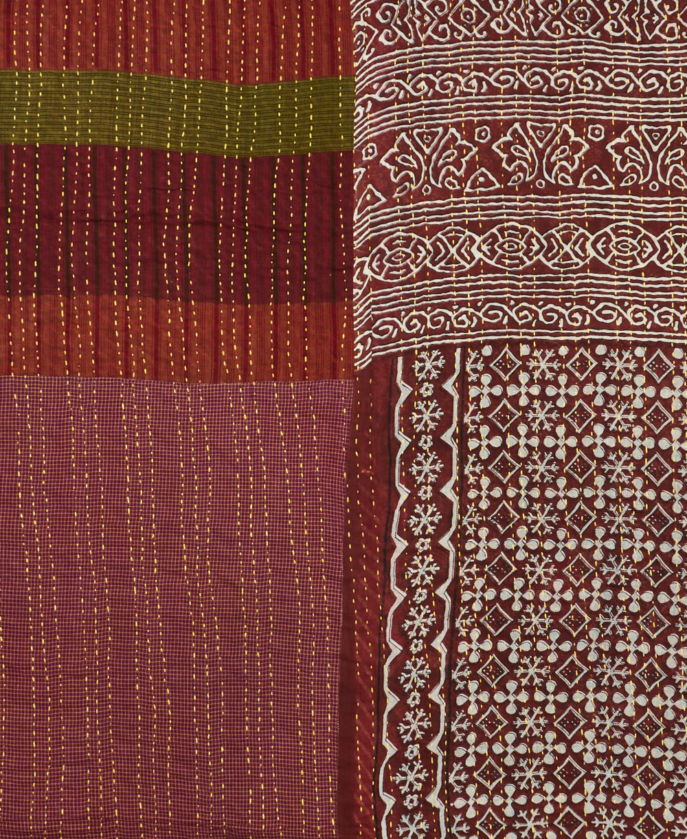 twin kantha quilt bedding