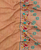soft twin kantha blanket made from upcycled vintage cotton saris