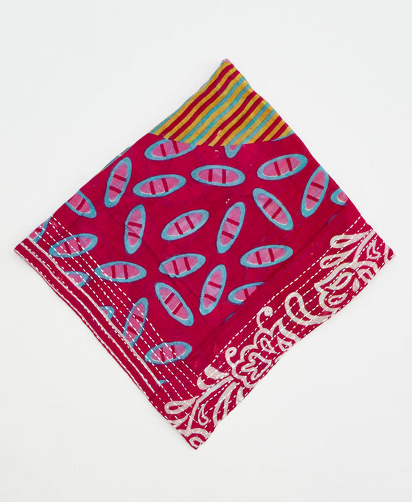 bold abstract print cotton bandana scarf handmade in India
