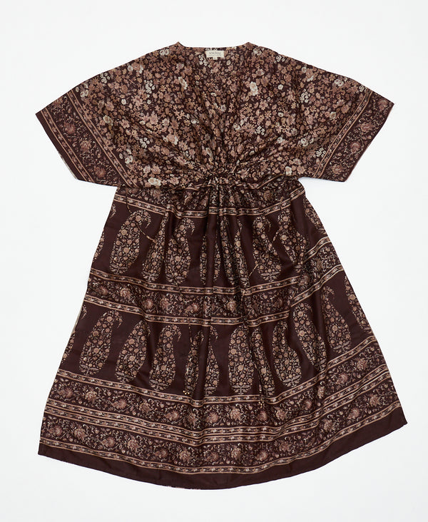 Vintage Silk Kaftan Dress - No. 240106 - Petite