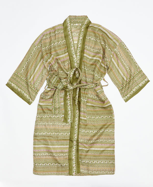 Vintage Silk Robe - No. 230807 - Small