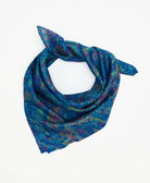 vintage silk bandana made in India from recycled silk saris