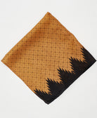 vintage silk scarf featuring a diamond pattern created using sustainably sourced saris