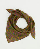 vintage silk bandana handmade from upcycled saris in India by women artisans