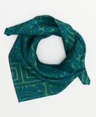 vintage silk scarf handmade from upcycled saris in India by women artisans