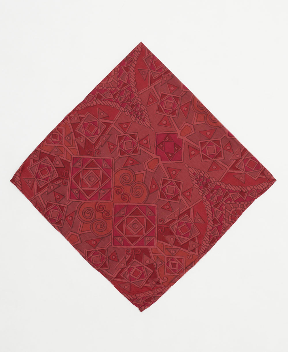 vintage silk scarf created using sustainably sourced saris