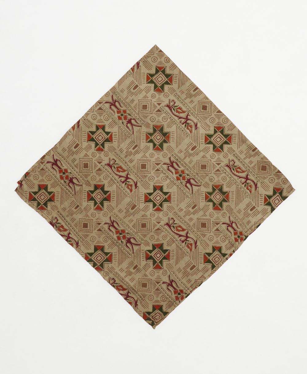 vintage silk scarf created using sustainably sourced saris