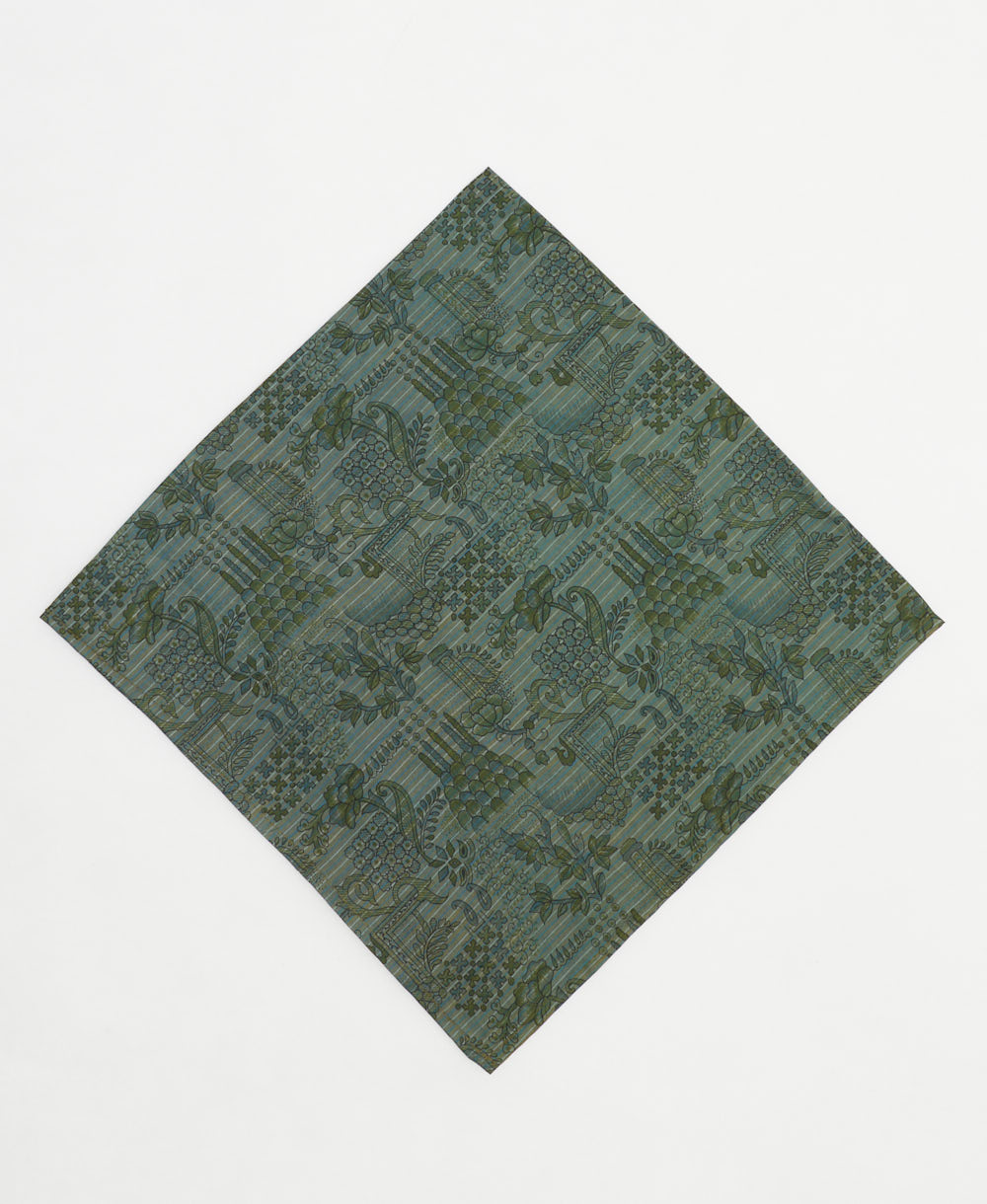 vintage silk scarf created using sustainably sourced saris