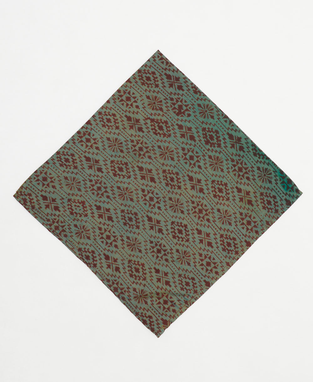 vintage silk scarf created using sustainably sourced saris